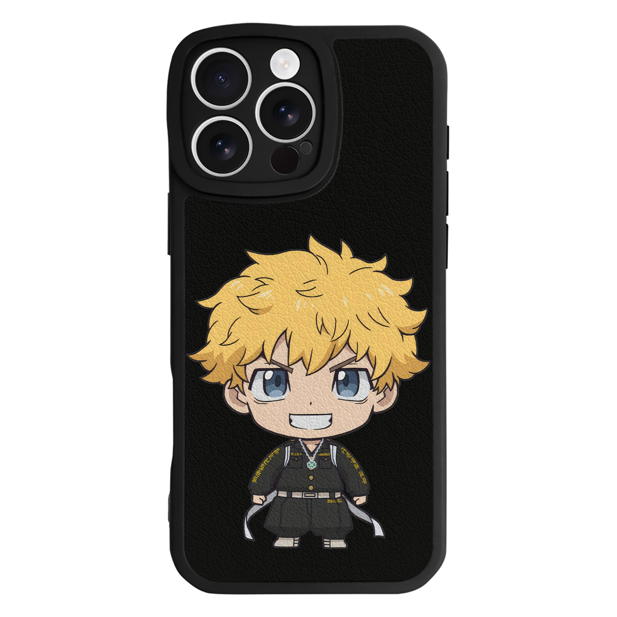 （画像用） 東京リベンジャーズ Tokyo Revengers 【iPhone 16シリーズ対応】シリコンスマホケース（レザー調） 材質：シリコン